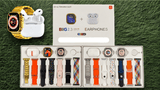 i20 Ultra Max Suit – 10-in-1 Complete Wearable Gadget Set with Smartwatch 2.3" Infinite Display + Wireless Earphones