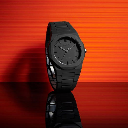 BLACK ARABIC AURA WATCH CARBON FIBER LIGHTWEIGHT Buy One Get one free