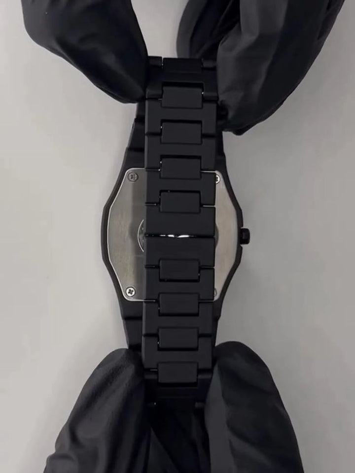 BLACK ARABIC AURA WATCH CARBON FIBER LIGHTWEIGHT Buy One Get one free