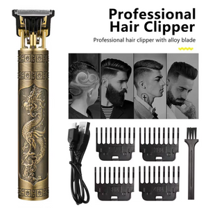 Metal Body -vintage T9 Trimmer Hair Trimmer For Men Shaver For Men Original Usb Rechargeable Hair Cutting Machine Metal Body Beard Trimmer,