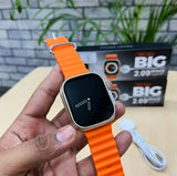 T900 Ultra Smart Watch Infinite Display 49MM Dial Size Built in Games Bluetooth Calling Crown Working